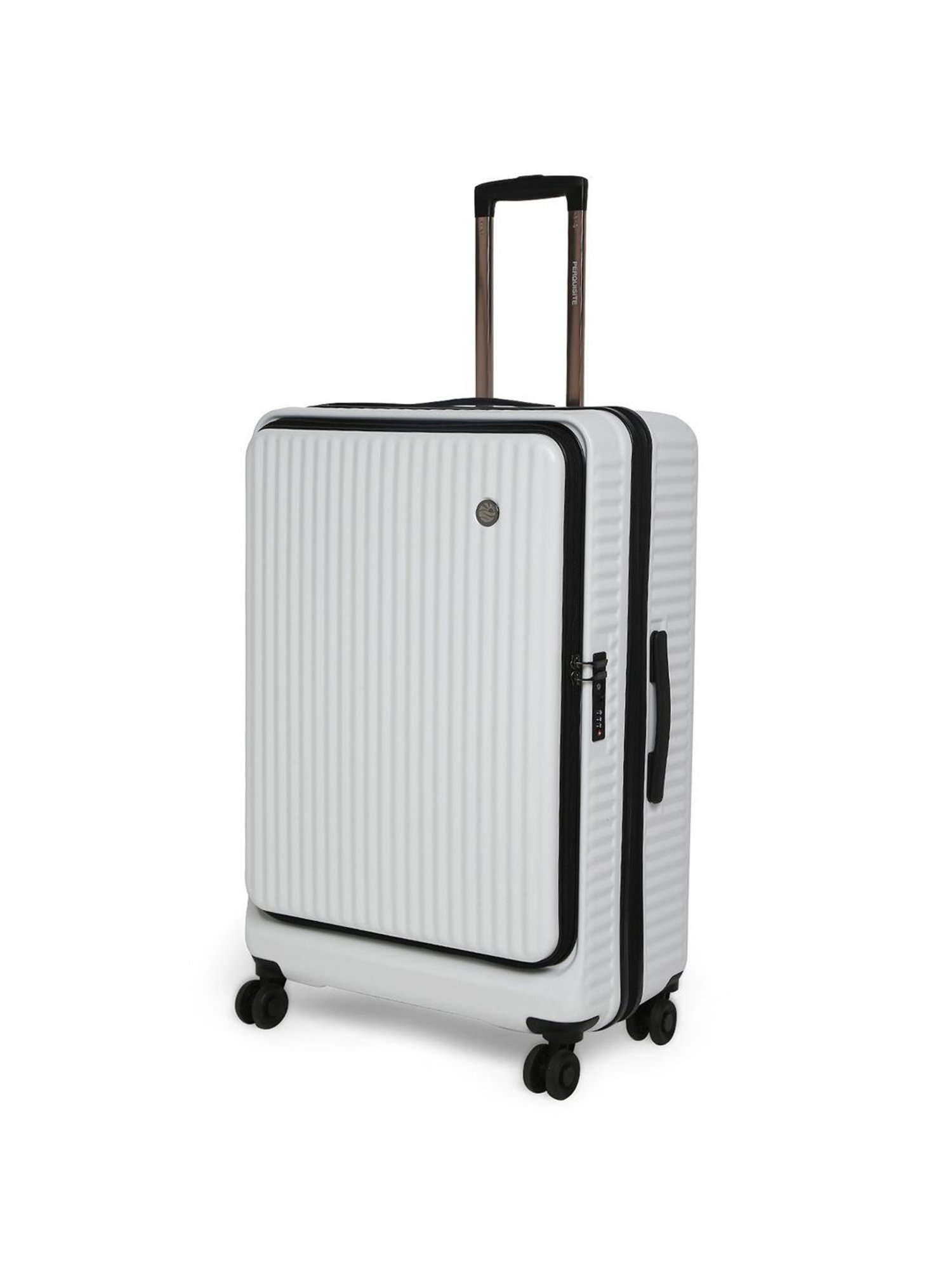 Perquisite Y2K Luxe Range White Hard 28" Large Luggage