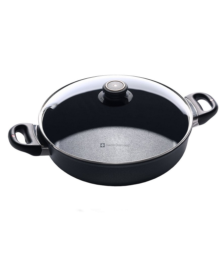 Swiss Diamond HD Classic Nonstick 3.7-Qt Sauteuse With Lid