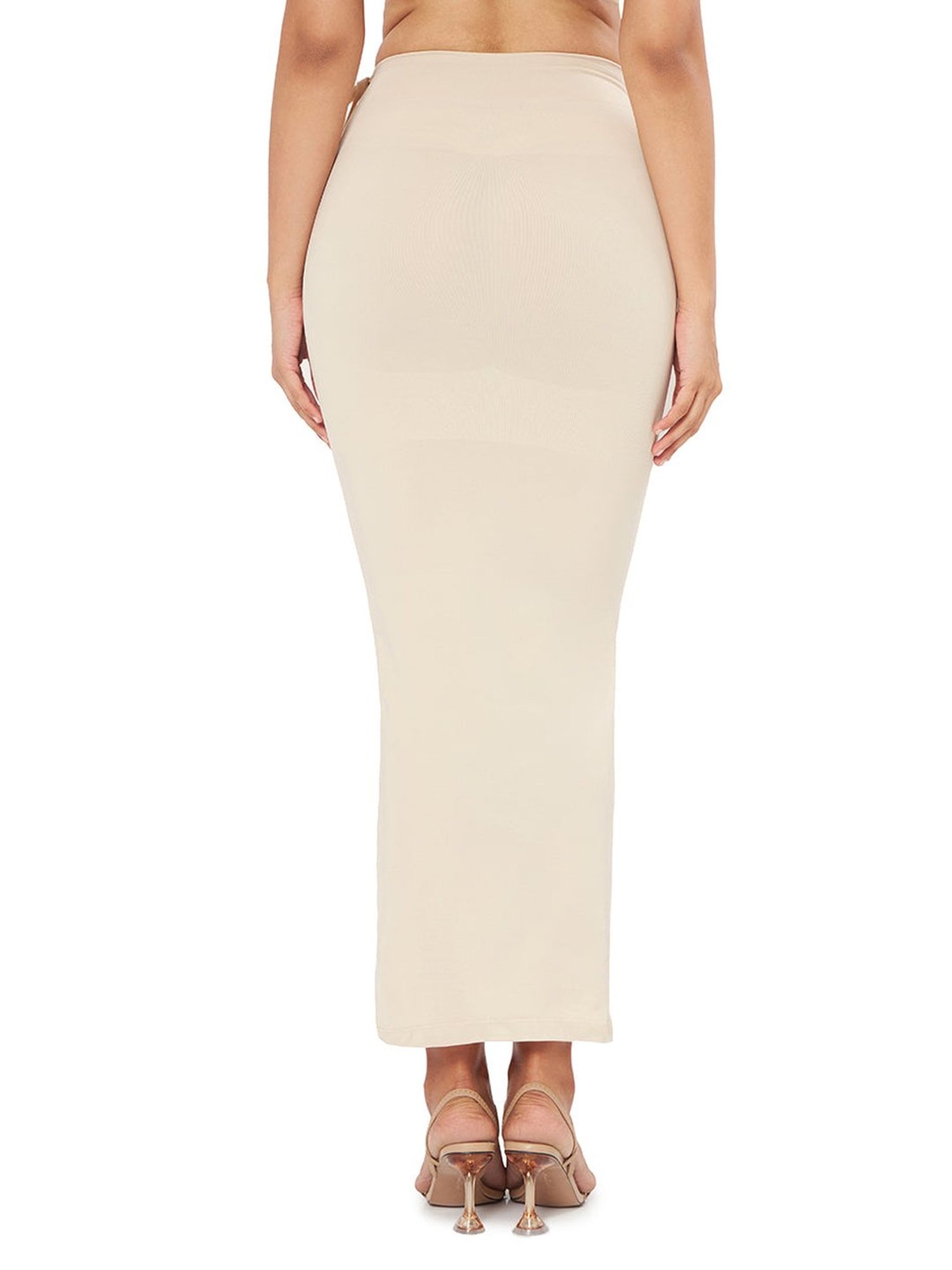 Amante Off-White Mid Rise Saree Shaper