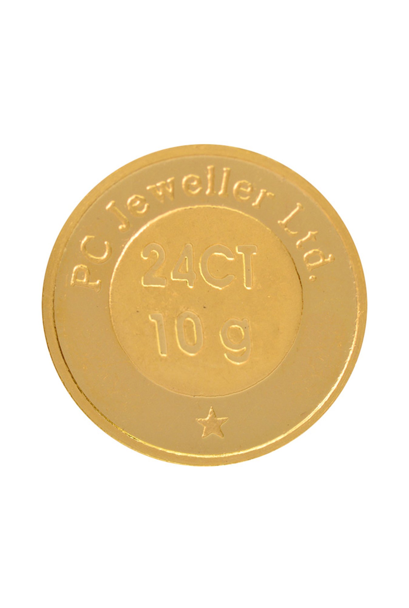 PC Jeweller Laxmi Ganesh 24k (995) 10gm Gold Coin
