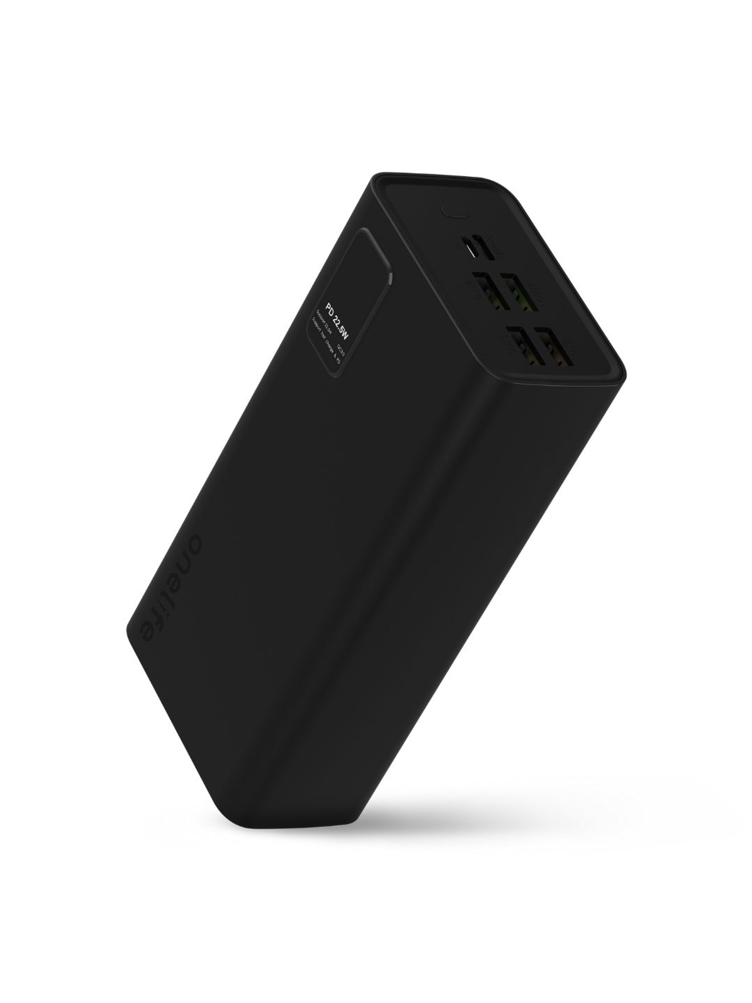 Onelife Power 10, 30000 mAh 22.5 Watt Power Bank with Quick Charge (Black)
