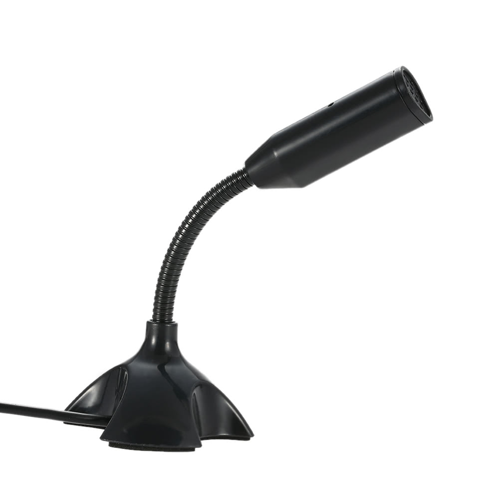USB Desktop Microphone 360&deg; Adjustable Microphone Support Voice Chatting Recording Mic for PC Mac with a USB port