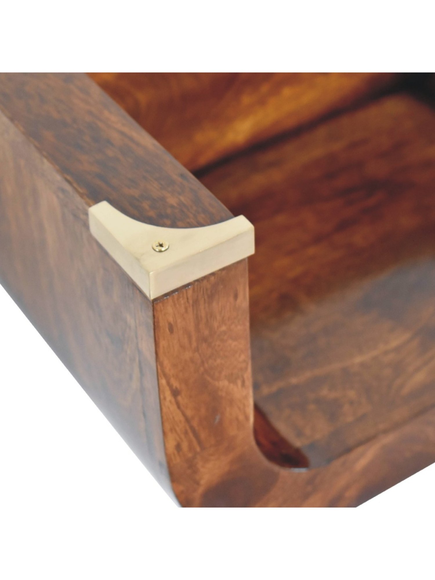 Sleepyhead Ally Teak Brown Sheesham Wood Bedside Table