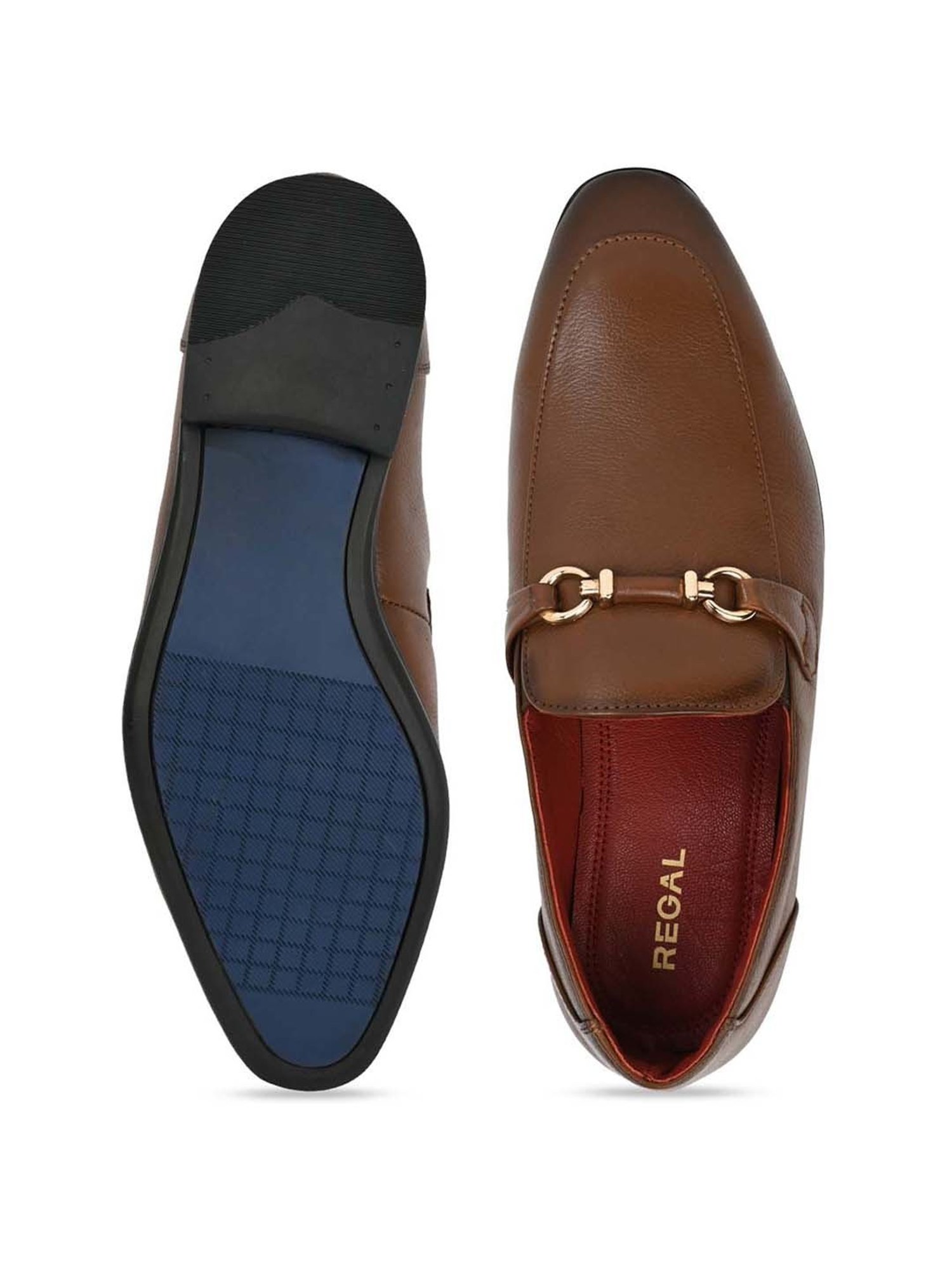 Regal Men's Tan Formal Loafers