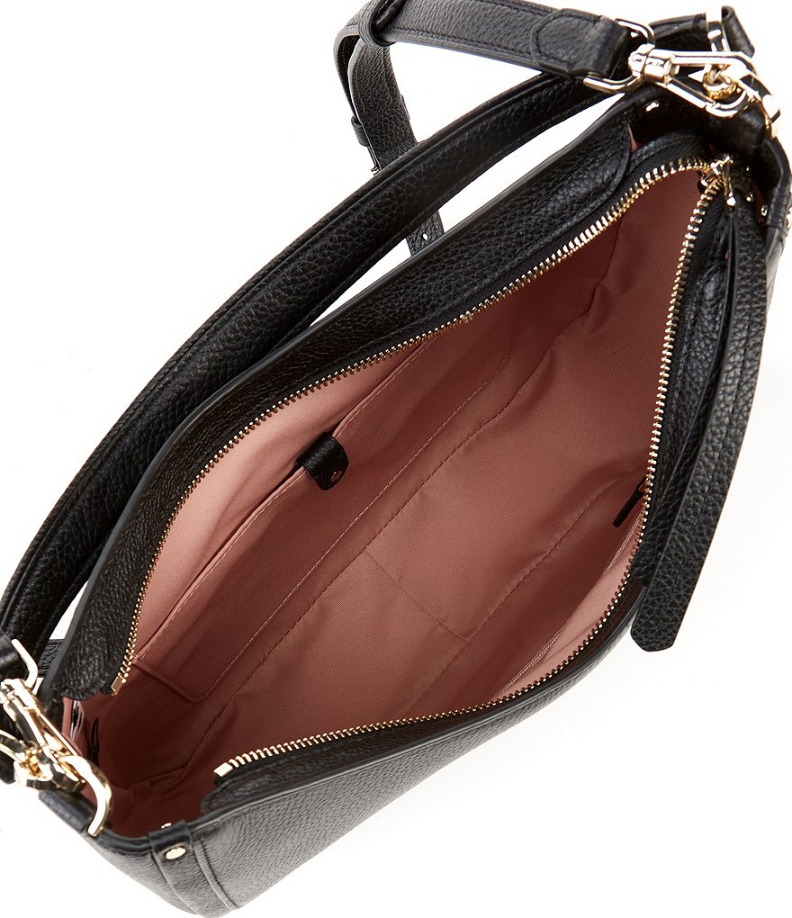 kate spade new york Pebbled Leather Roulette Large Hobo Bag