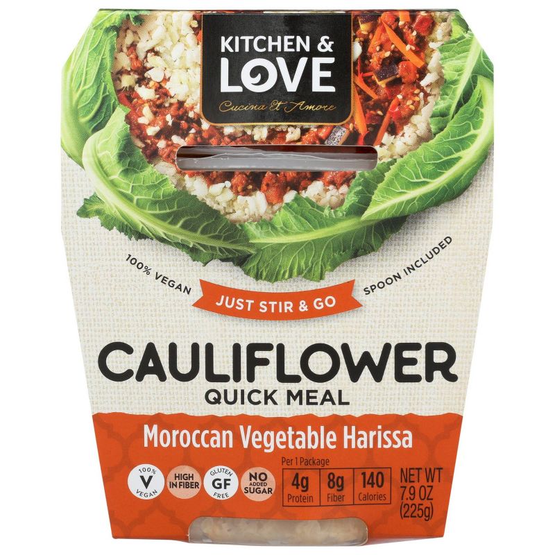 Cucina & Amore Cauliflower Moroccan Vegetable Harissa Quick Meal -7.9oz