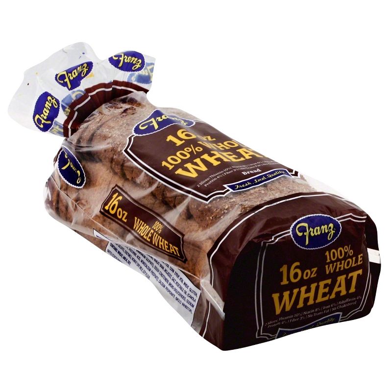 Franz 100% Whole Wheat Bread - 16oz