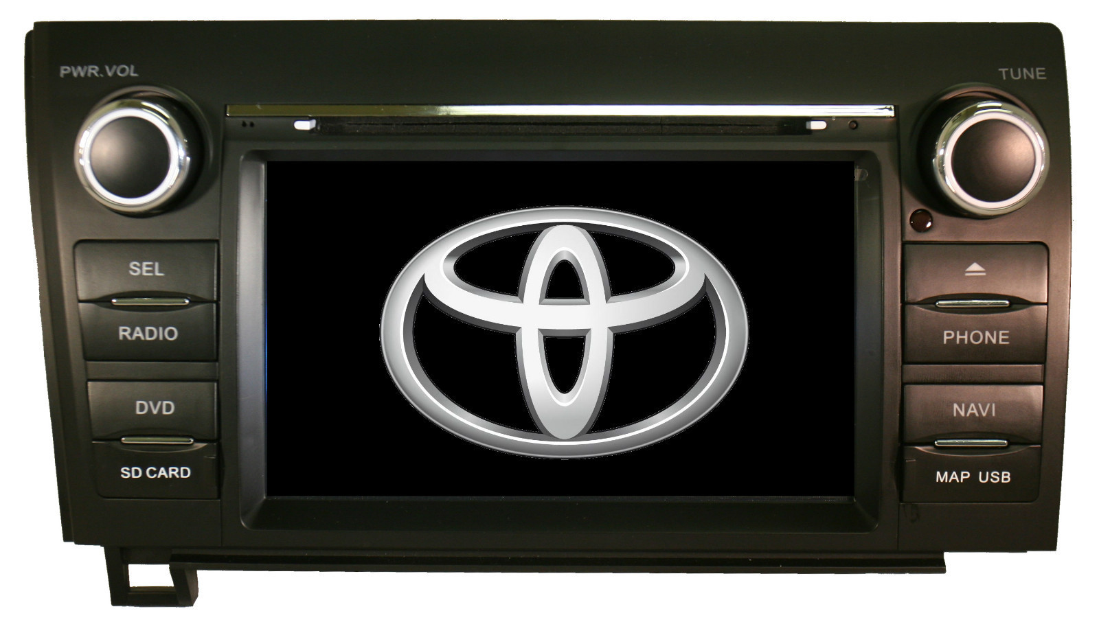 Toyota Tundra 2007-2012 K-Series In-Dash Multimedia Navigation GPS System Radio FM/AM Aux iPod DVD USB CD SD Double Din Bluetooth
