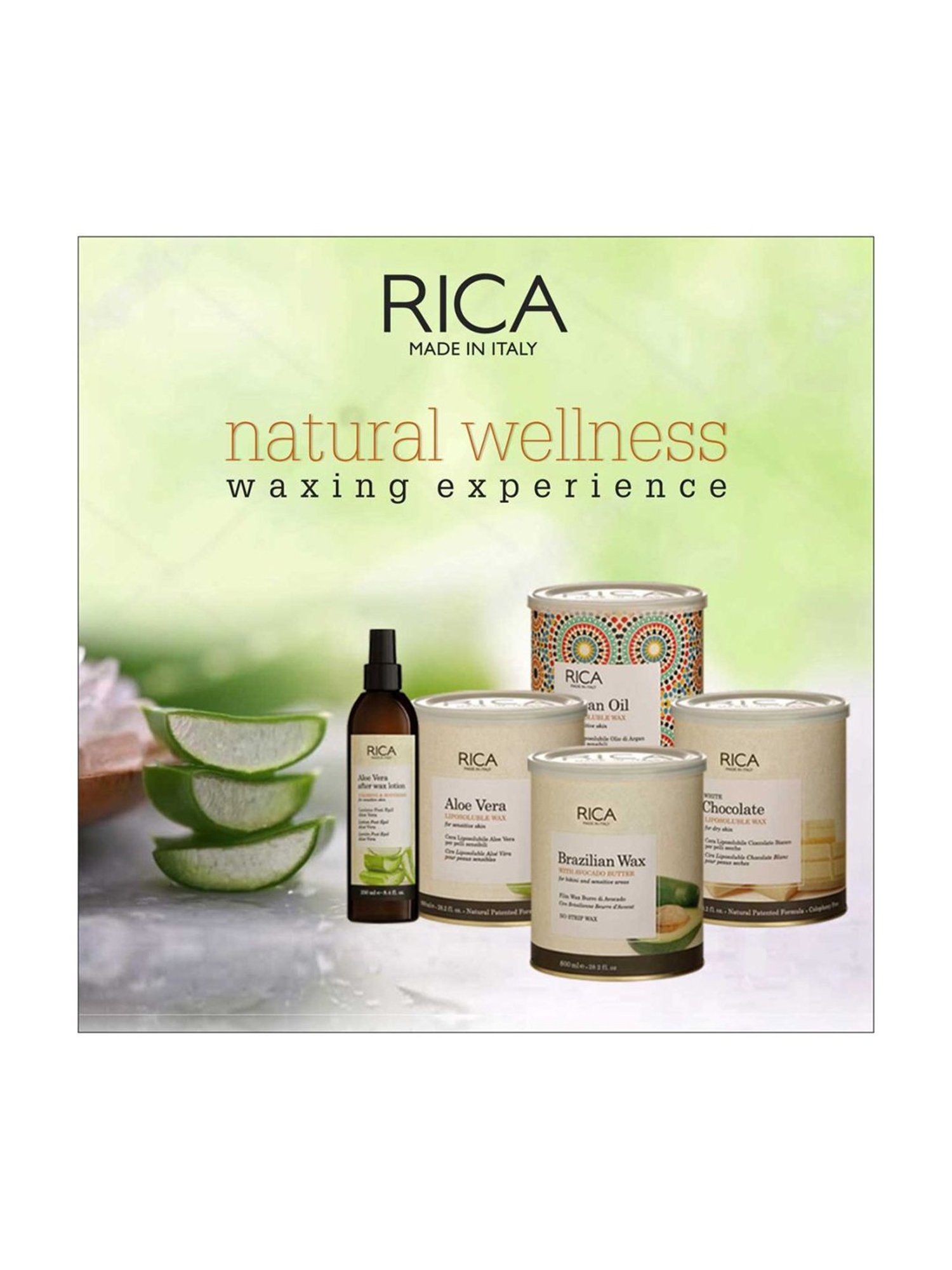 Rica Aloe Vera Wax & Lotion Combo