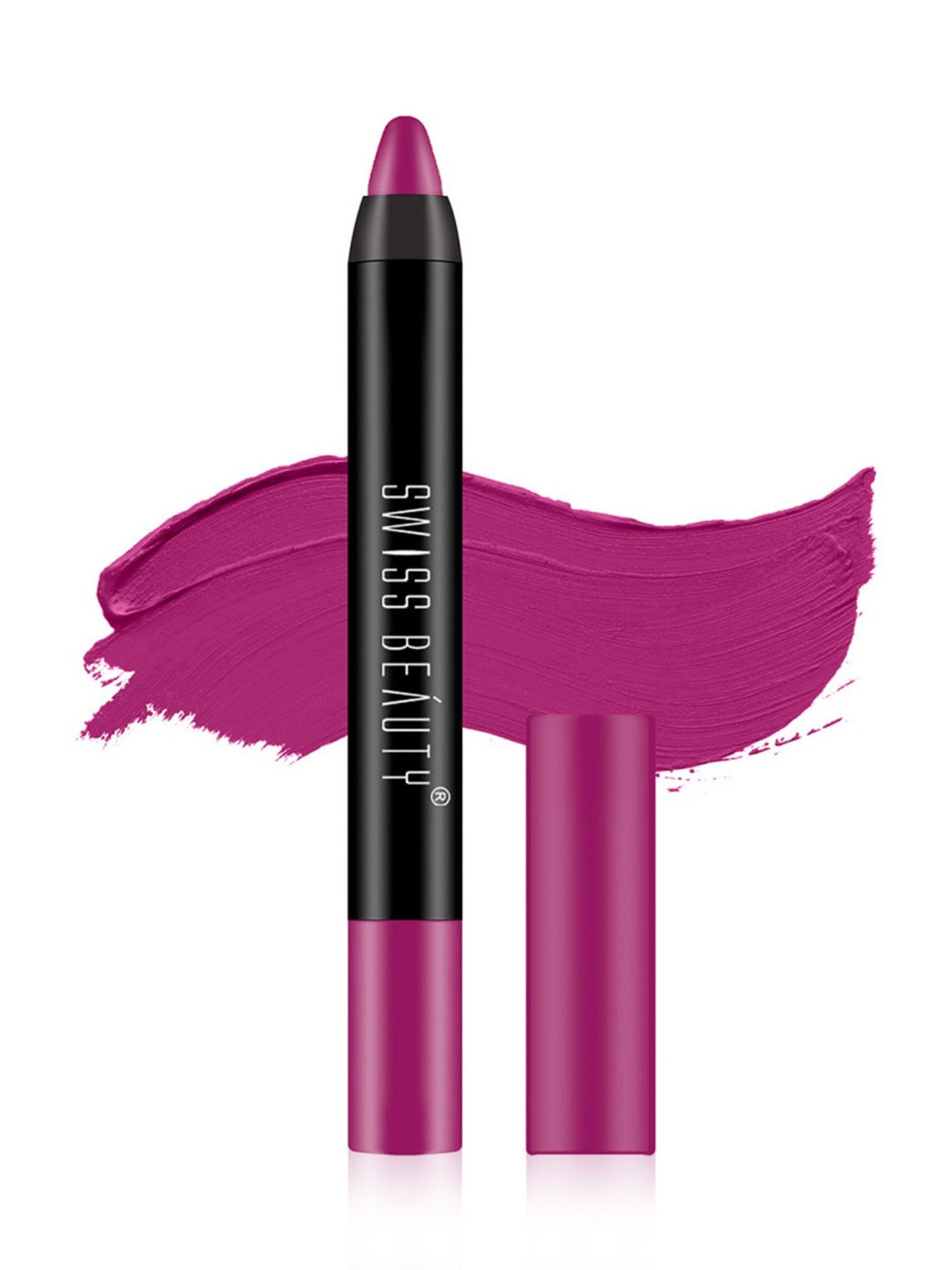 Lenphor Matte Show-Off Lip Crayon Cupid Red - 2.8 gm