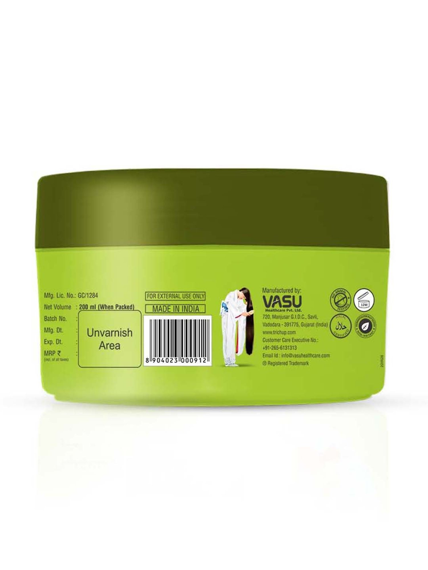 Richfeel Brahmi Intensive Repair Hair Pack - Pack of 4