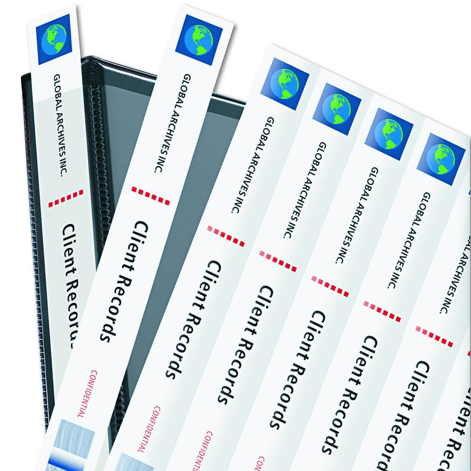 Avery 89103 Binder Spine Inserts, 1" Spine Width, 8 Inserts per Sheet (Pack of 5 Sheets)