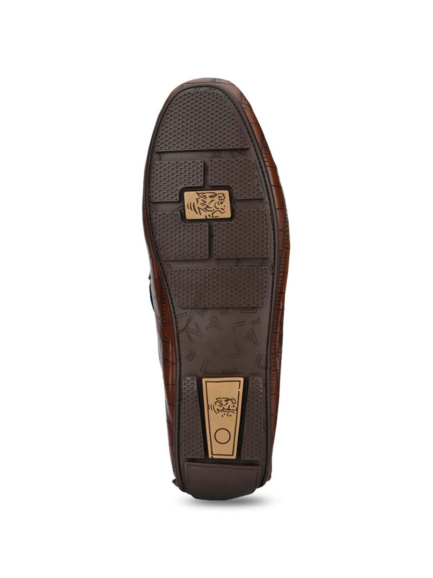 El Paso Men's Brown Boat Shoes