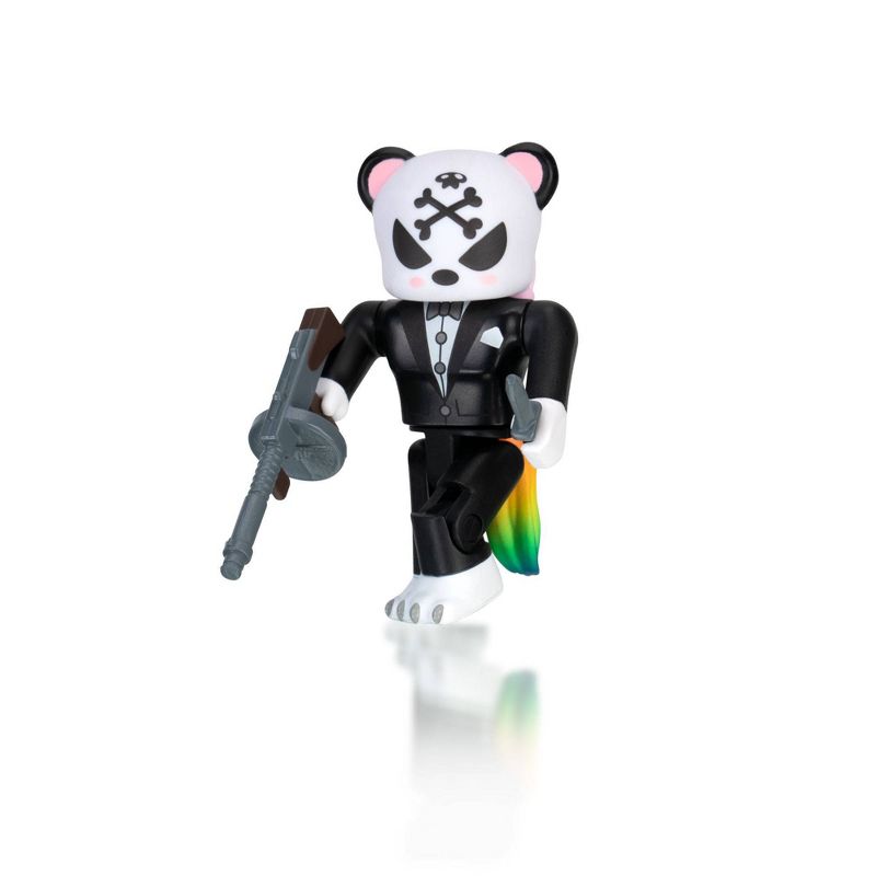 Roblox Avatar Shop Series Collection - Rare Complicated Unicorn Gangster Panda Figure Pack (Includes Exclusive Virtual Item)