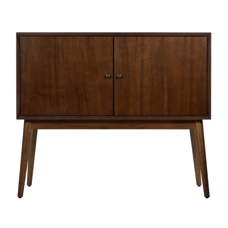 Calvin Mid-Century Modern Cabinet Walnut Brown - Adore Decor