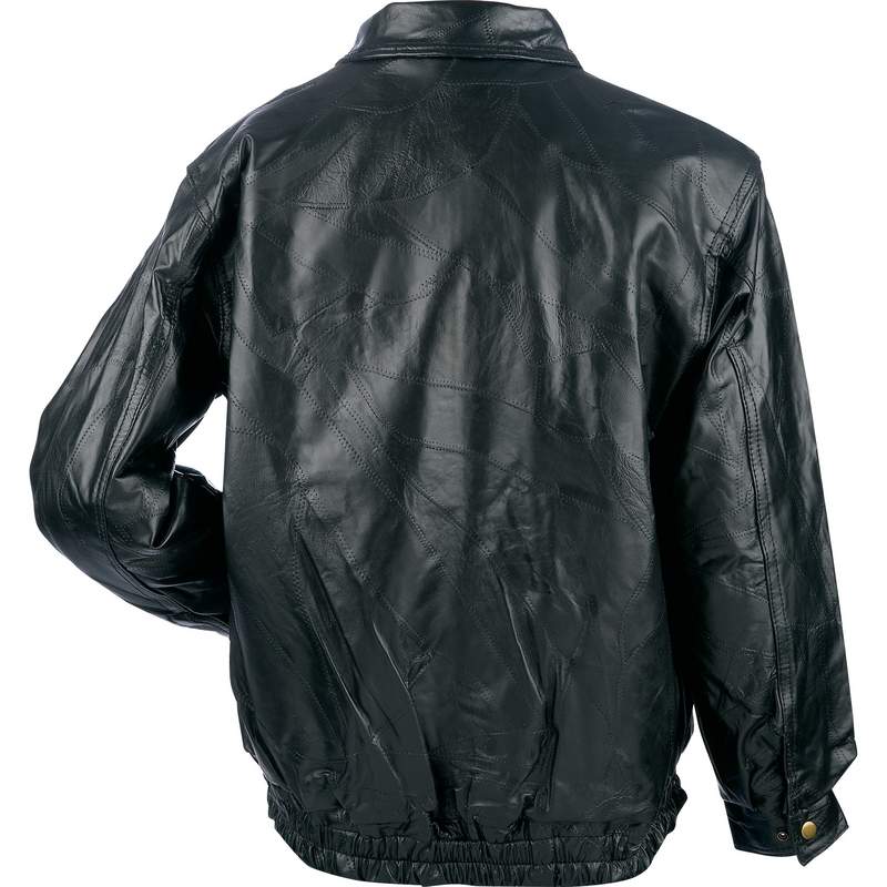 Maxam® Brand Italian Mosaic Design Genuine Top Grain Lambskin Leather Jacket