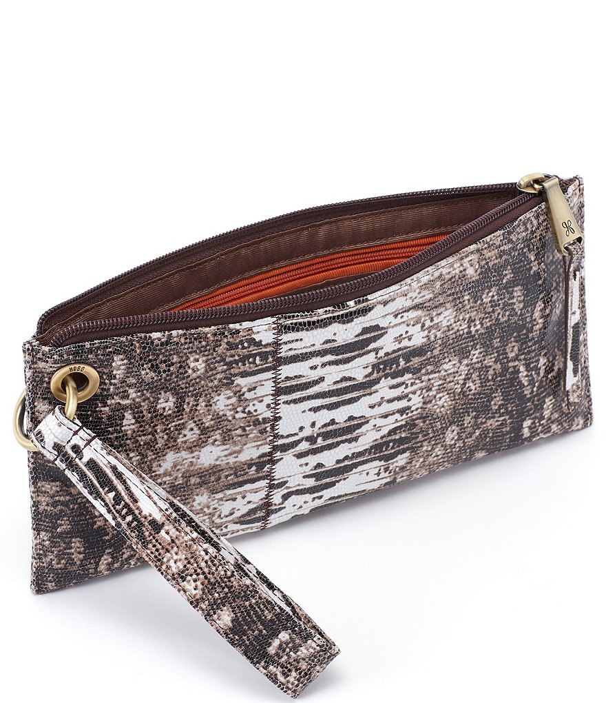HOBO Vida Lizard Zip Wristlet