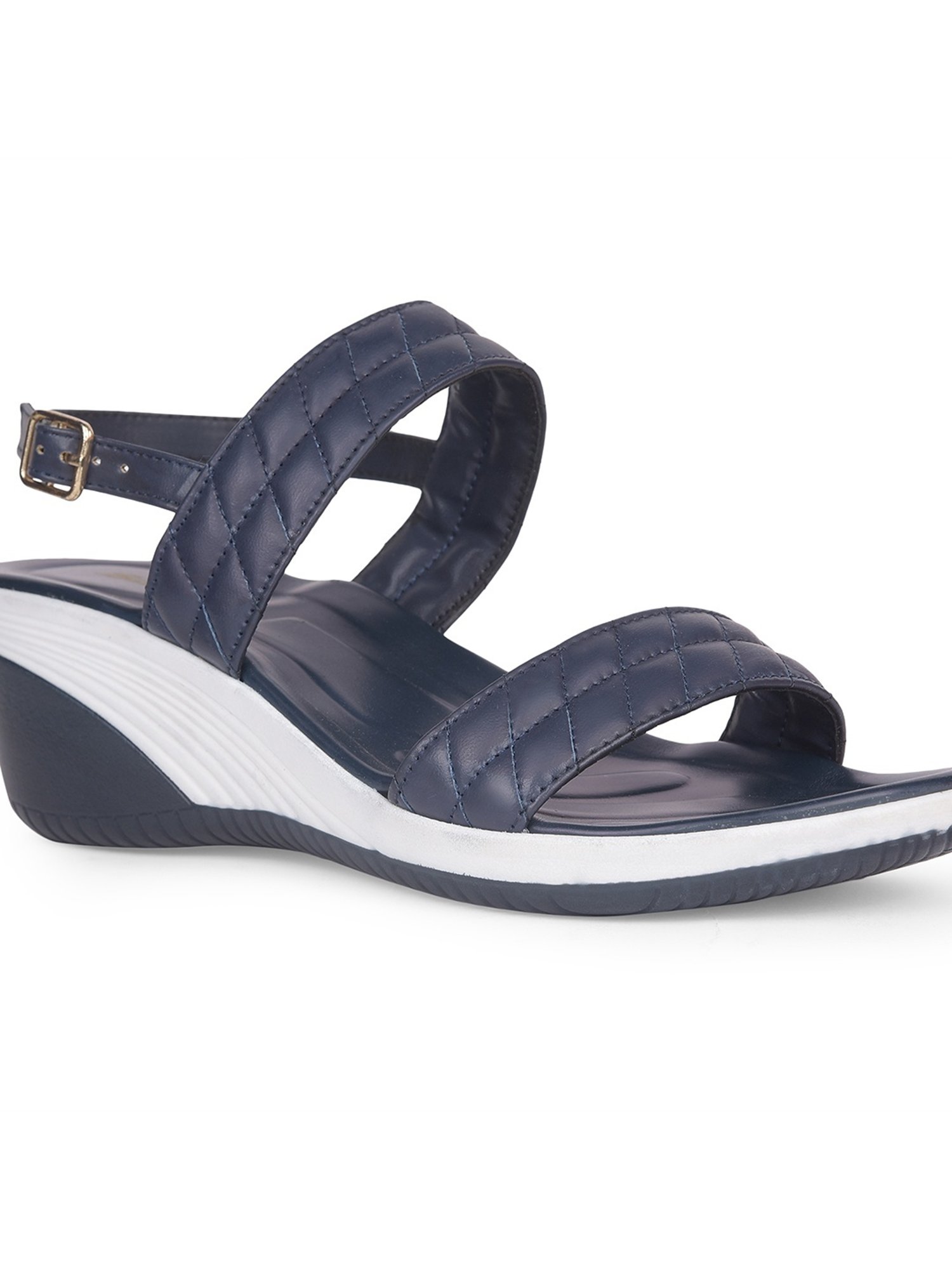 Bata Women's SDYNEY Navy Back Strap Wedges