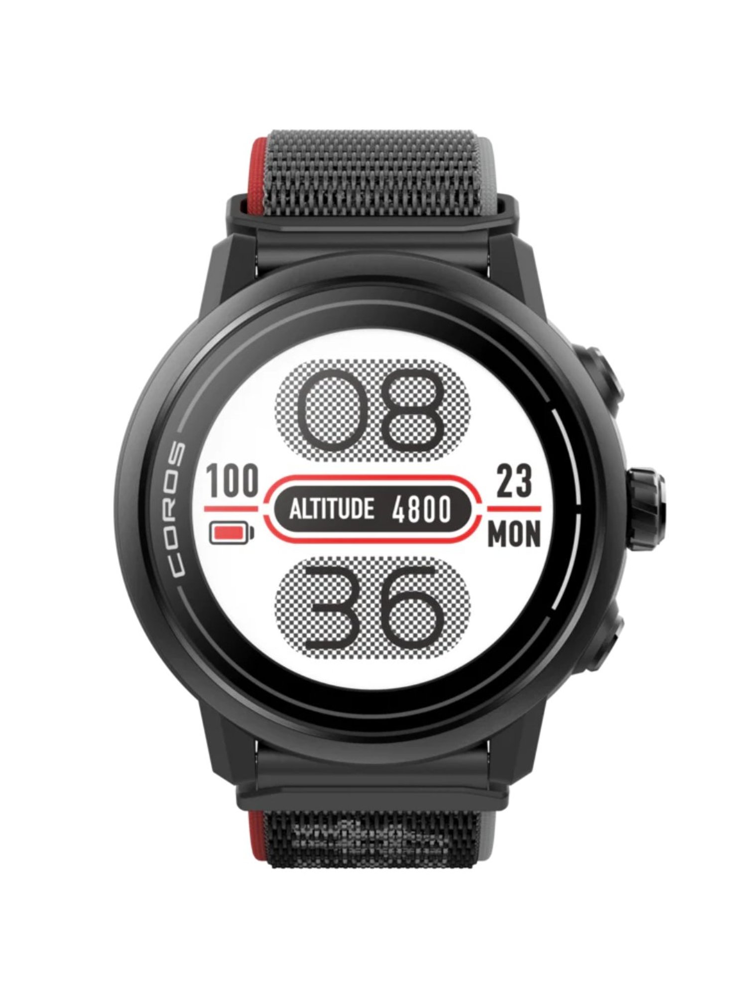 COROS APEX 2 Outdoor GPS Smartwatch 1.2 inch Always-On LCD Display with 17 days Battery Life (Black)