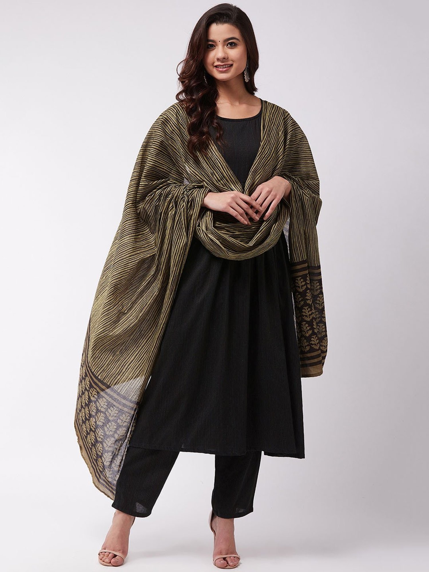 Inweave Green Duppatta