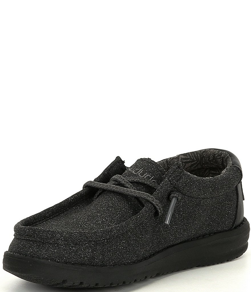 Hey Dude Boys' Wally Canvas Washable Slip-On Sneaker (Youth)