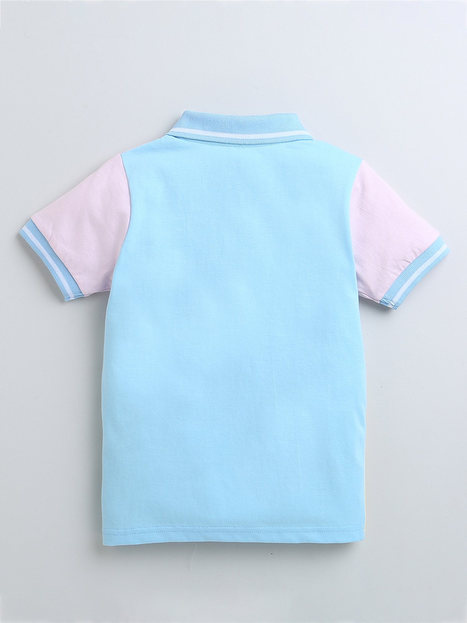 Bumzee Kids Multicolor Color Block Polo T-Shirt