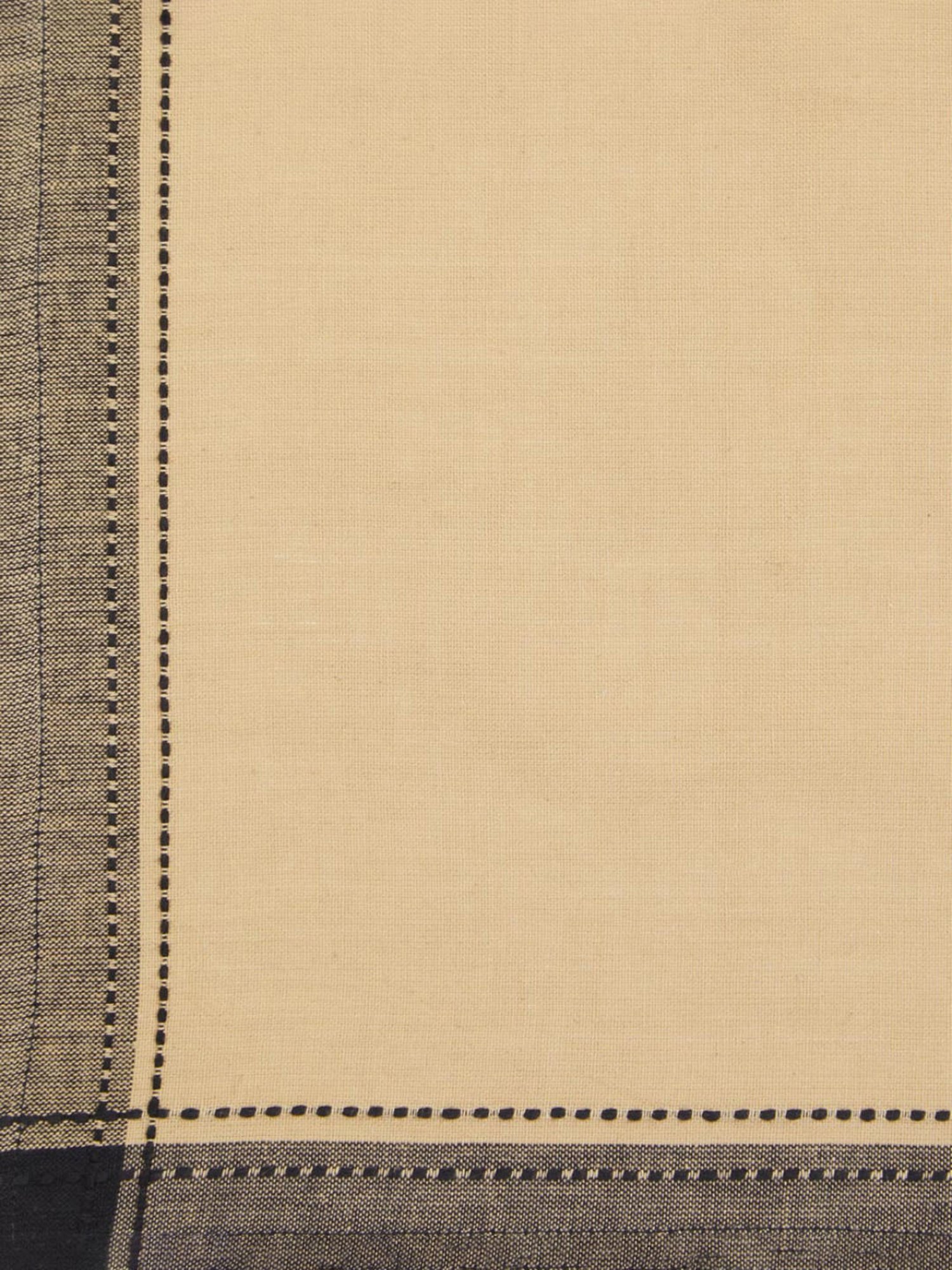 Fabindia Beige & Black Cotton 92 TC 125 GSM Tanka Napkin - Set of 6