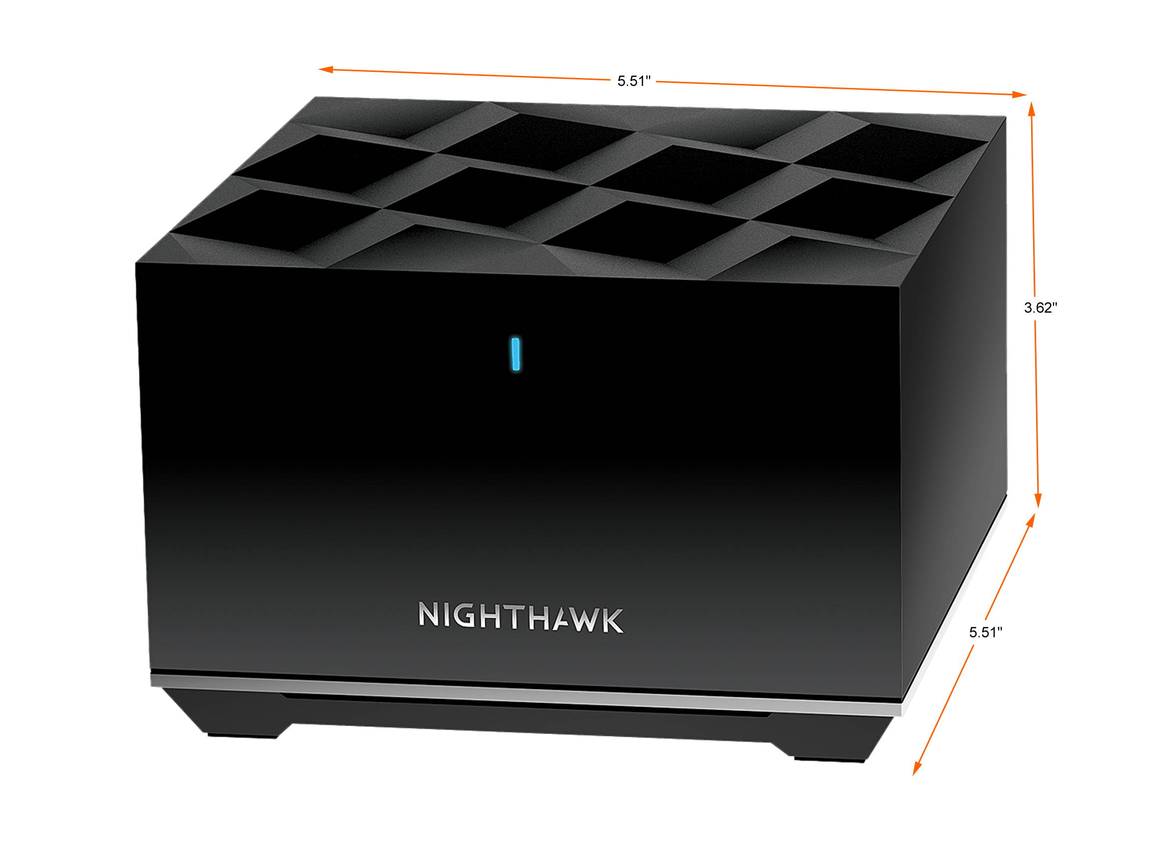 NETGEAR Nighthawk Tri-band Whole Home Mesh WiFi 6 Add-on Satellite (MS80) - Add up to 2,250 sq. ft. of Coverage