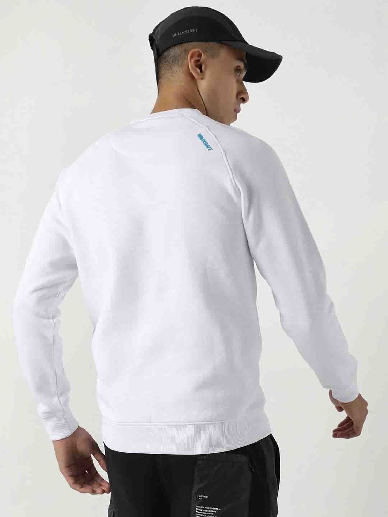 Wildcraft White Regular Fit Printed Sweatshirt