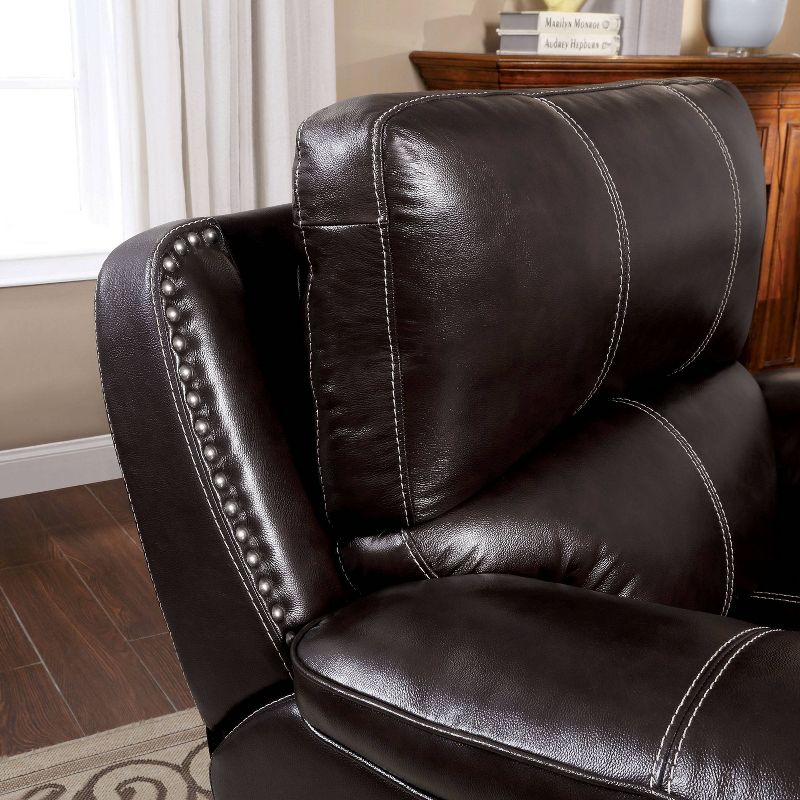 Ingham Power Recliner with Headrest Chair Dark Brown - HOMES: Inside + Out