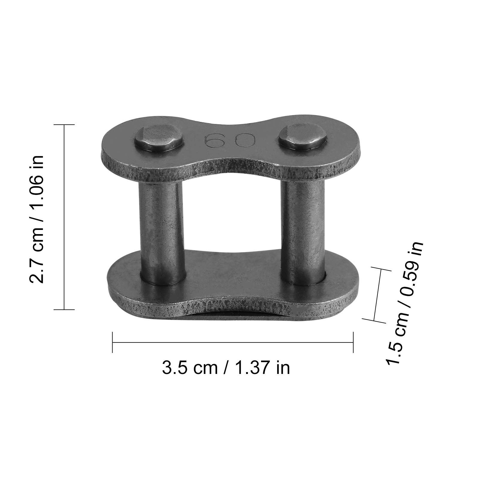 10pcs Roller Chain Link Practical Useful Portable Steel Chain Link Chain Joint Buckle