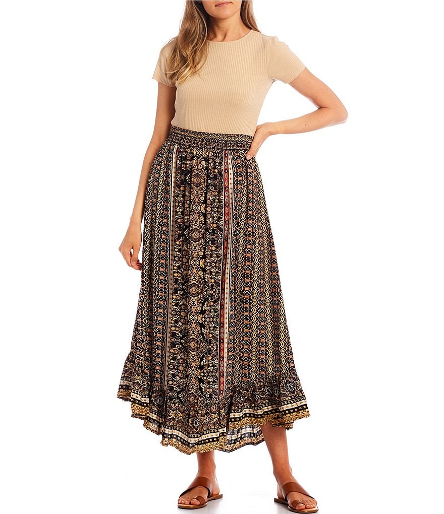 June & Hudson Frisco Denim Mini Skirt