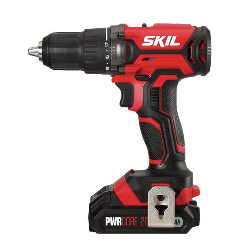 Skil CB739601 PWRCore 20 20V 4-Tool Combo Kit with (2) 2 Ah Lithium-Ion Batteries and Charger
