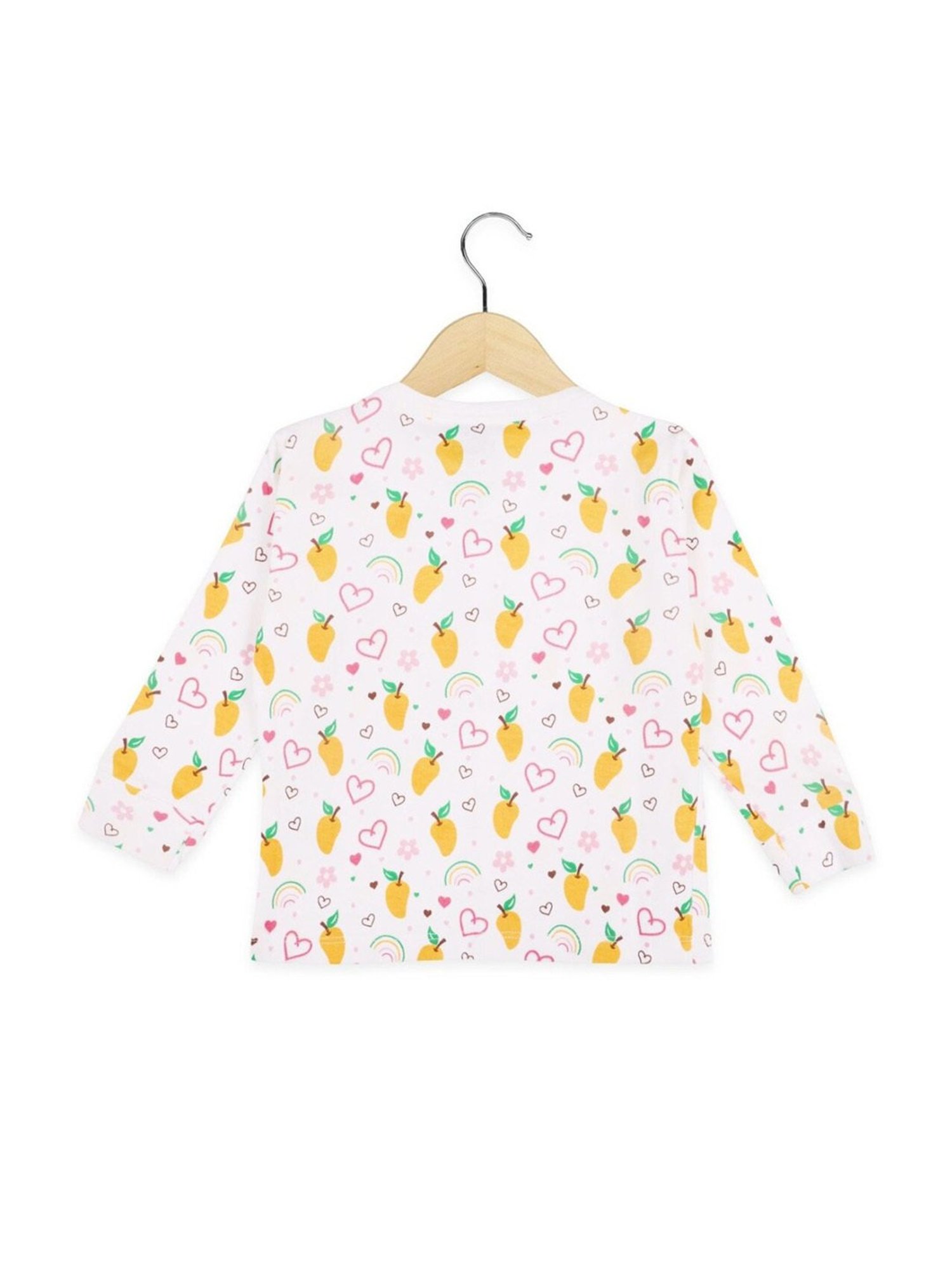 The Mom Store Boys Multicolor Cotton Printed Full Sleeves Top Set