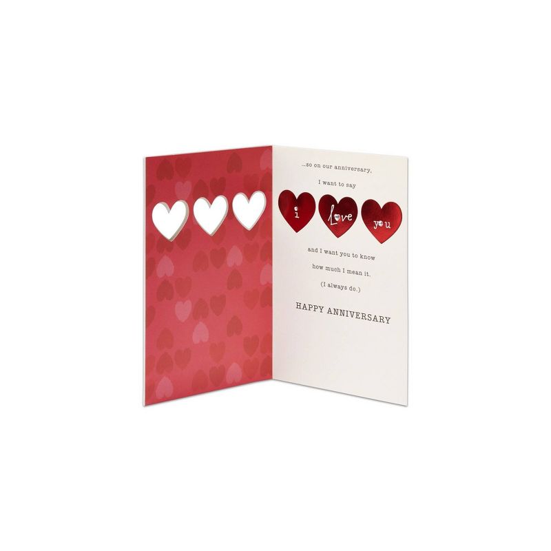 "I Love You" Anniversary Card