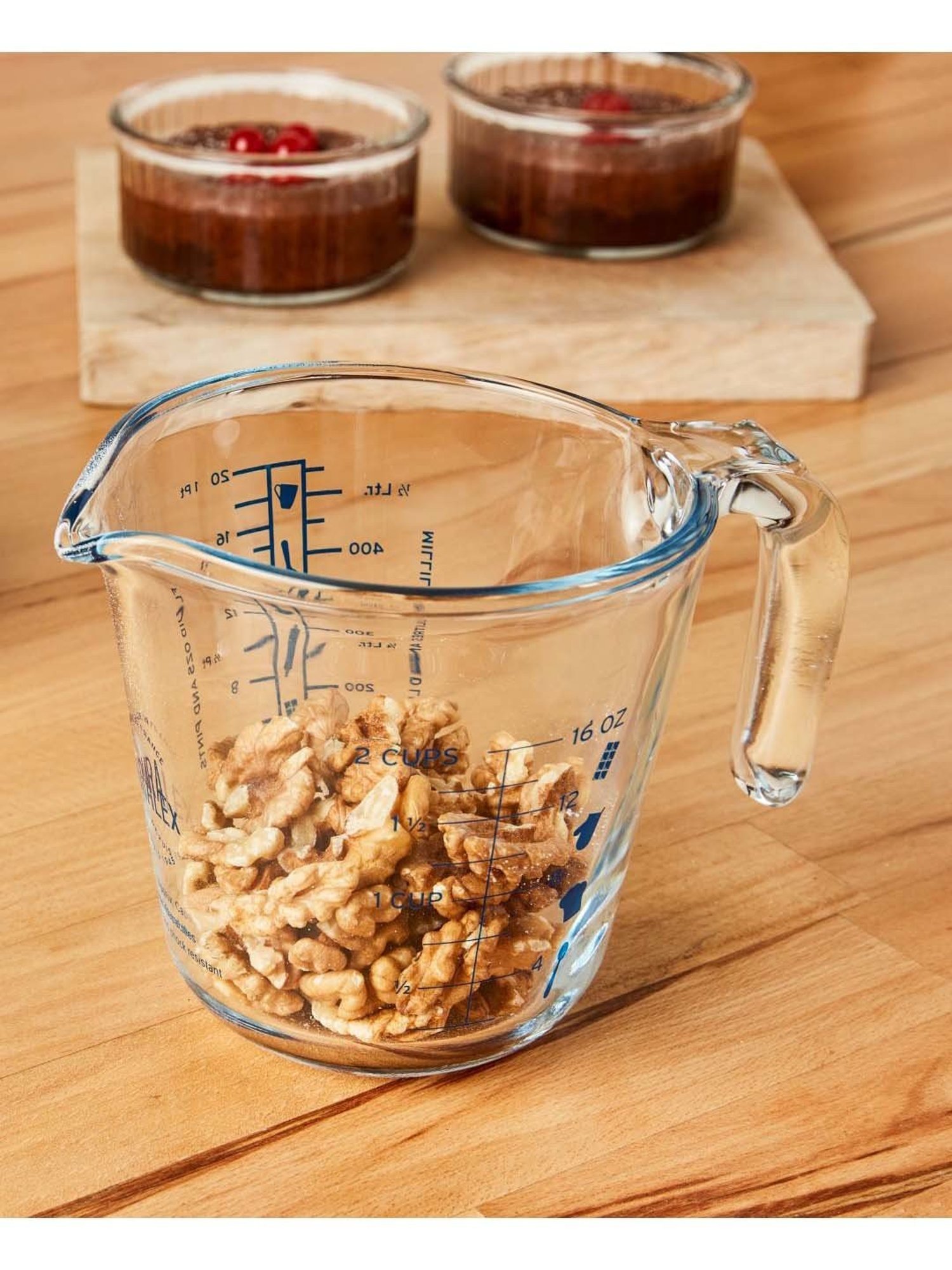 KitchenCraft Black Plastic Magnetic Measuring Cup - Set of 4