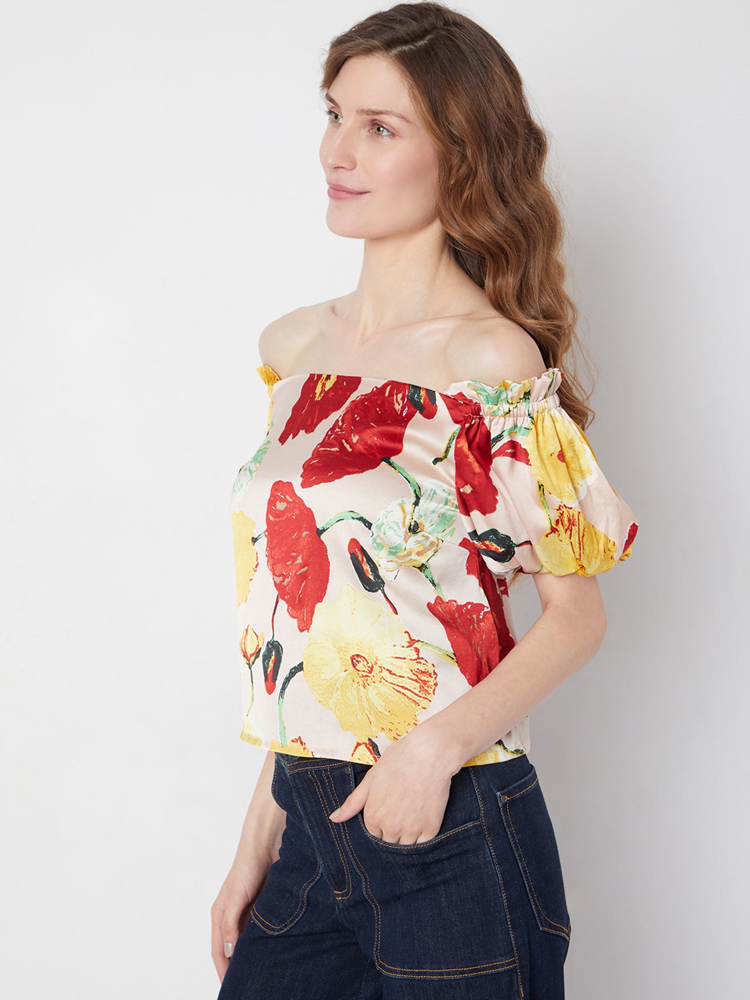 Vero Moda Multicolor Floral Print Top
