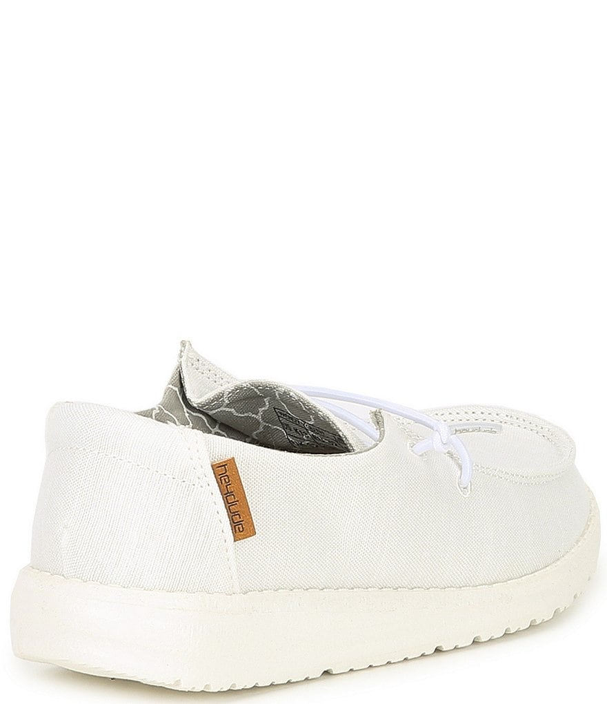 Hey Dude Girls' Wendy Linen Washable Slip-Ons (Youth)