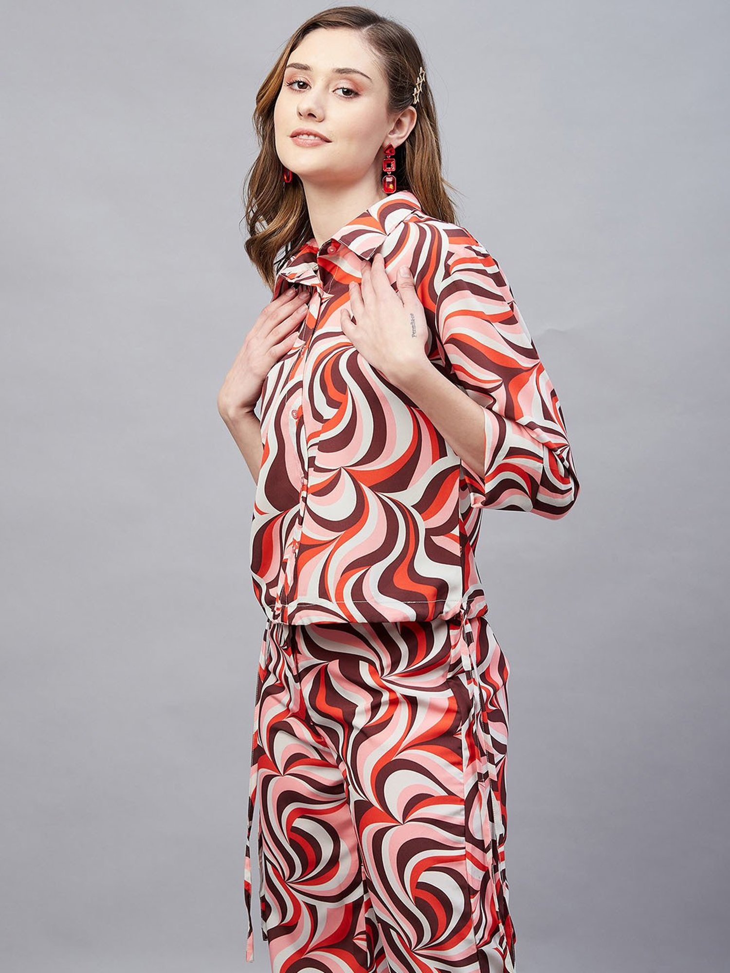 Marie Claire Multicolor Printed Top