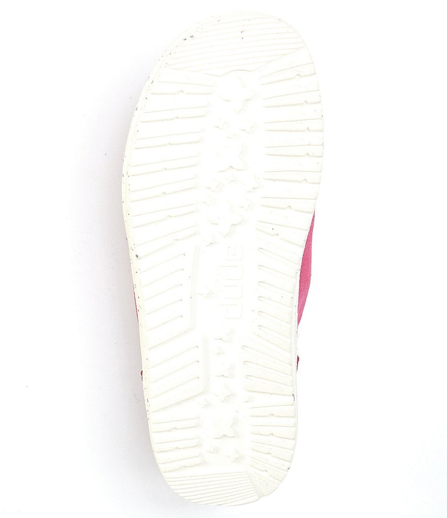 Hey Dude Girl's Wendy Funk Fuxia Metallic Knit Detail Washable Sneakers (Youth)