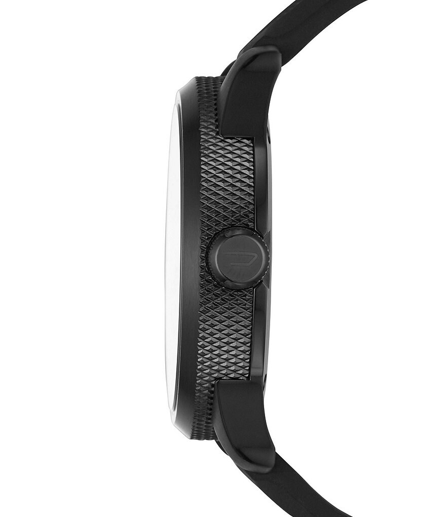 Diesel DZ1807 Total Black Silicone Watch