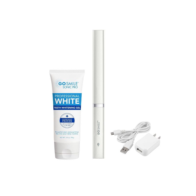 Go Smile Sonic Blue Smart Brush On The Go Whitening Kit