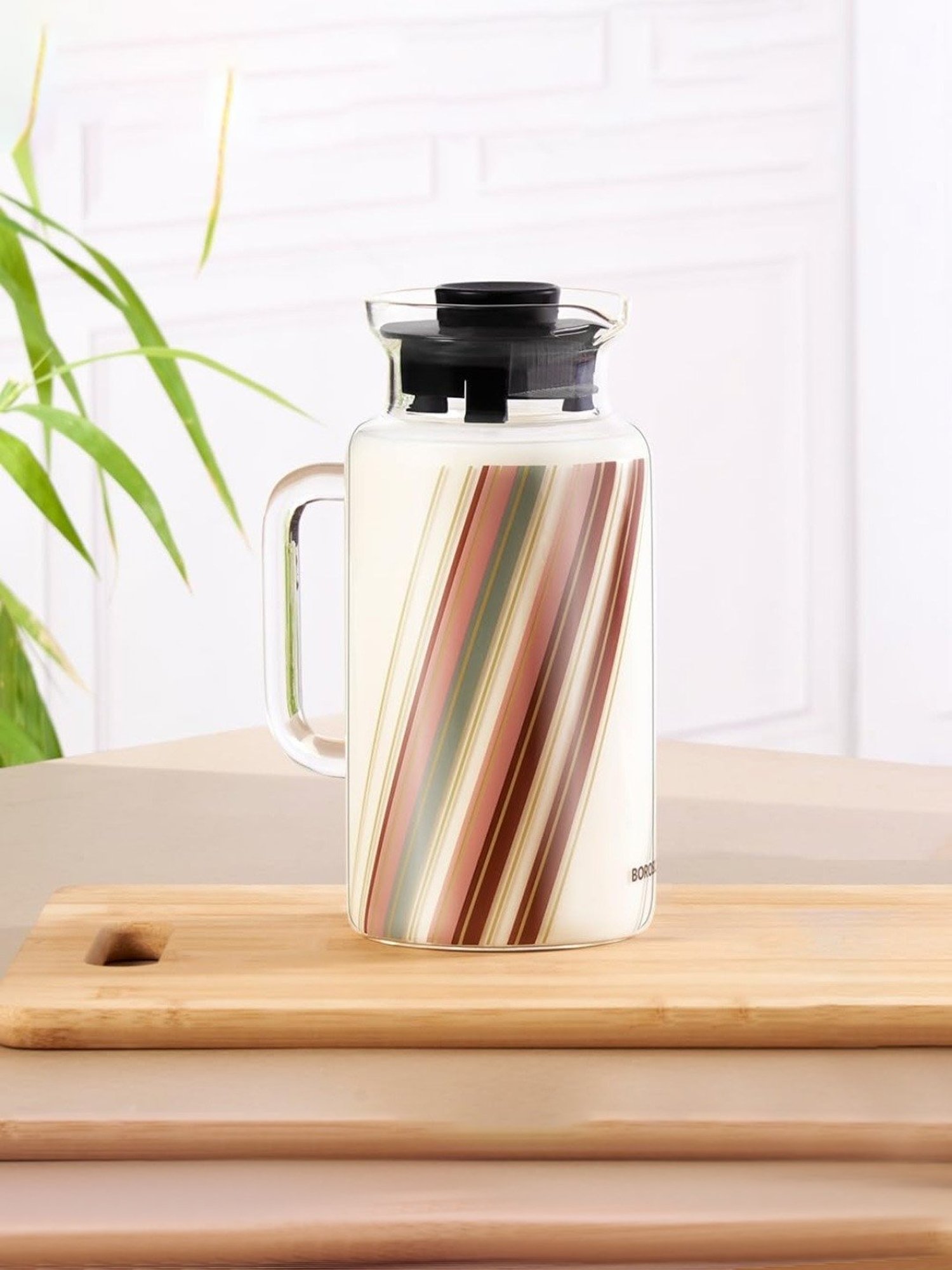 Borosil Silver Stainless Steel Wonder Jug (5700 ML)