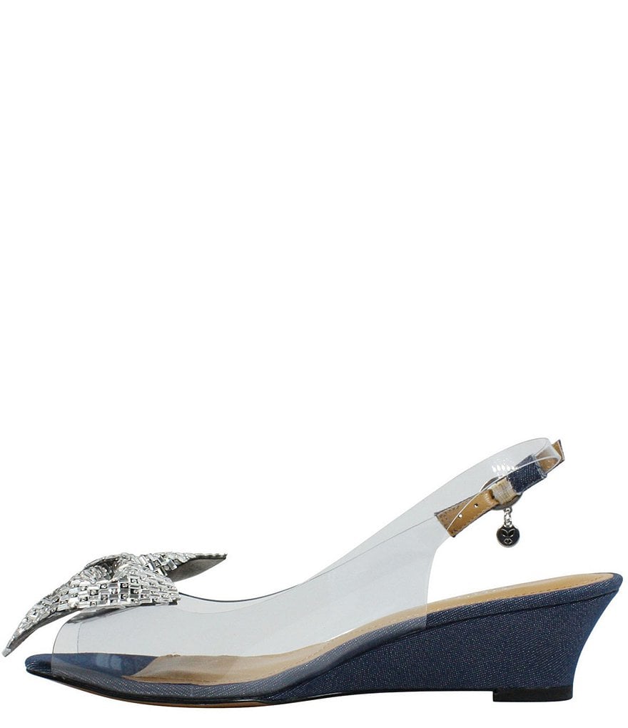 Trotters Kari Pearlized Leather Block-Heel Pumps