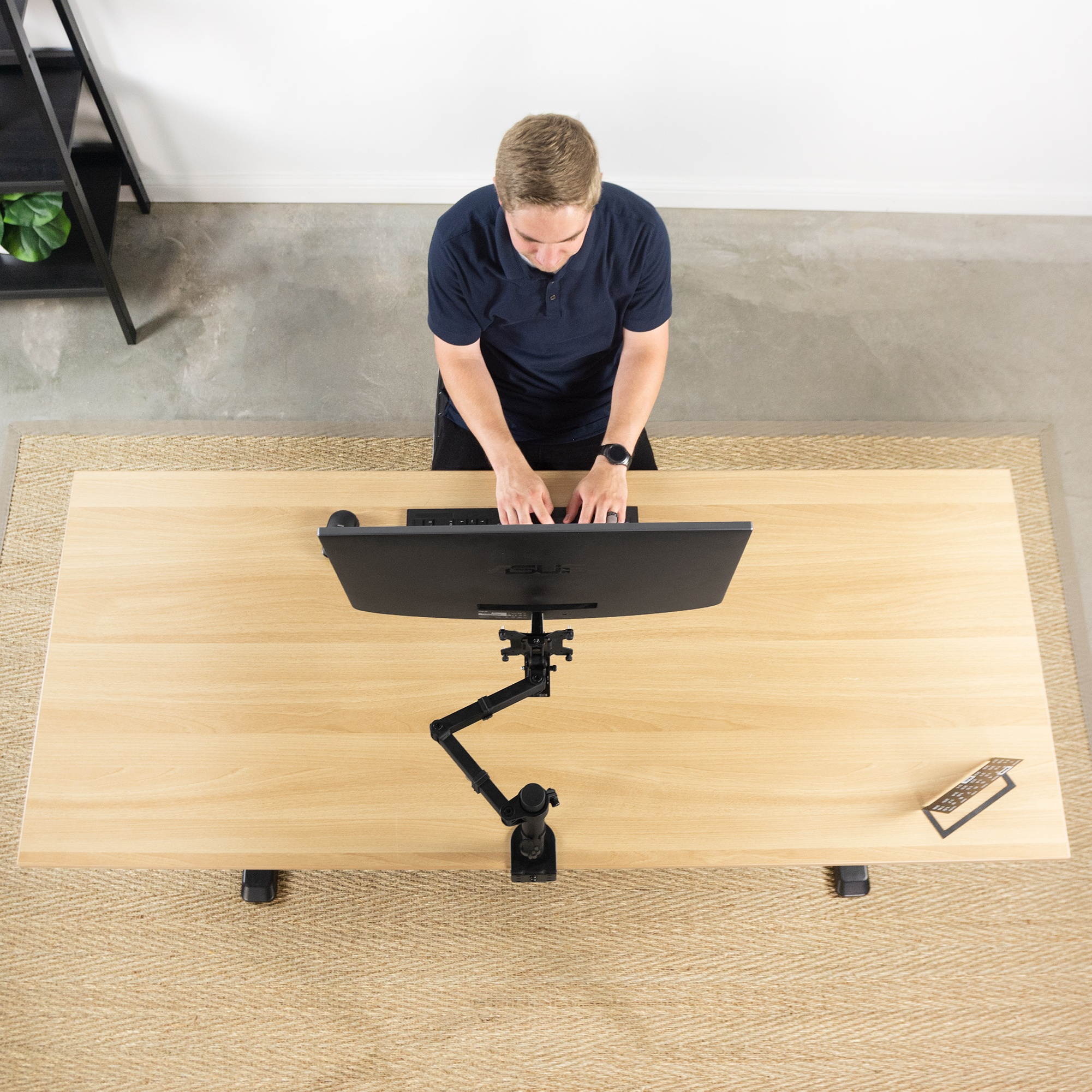 VIVO VESA Adapter Plate Bracket Attachment Kit Designed for Compatible Asus Monitors (MOUNT-ASMX01)