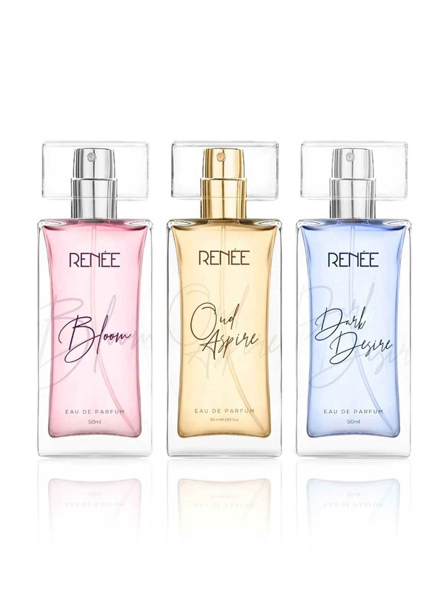 RENEE Bloom, Oud Aspire & Dark Desire Eau de Parfum Combo (50 ml x 3)