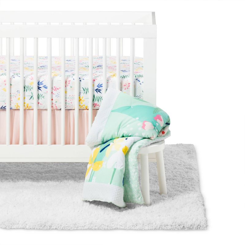 Crib Bedding Set Wildflower 3pc - Cloud Island™ Floral