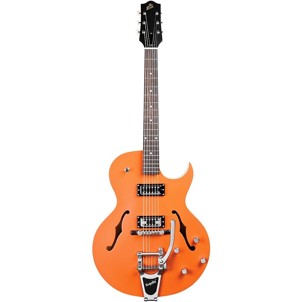 The Loar LH-306T Thinbody Archtop Cutaway Electric Guitar Orange