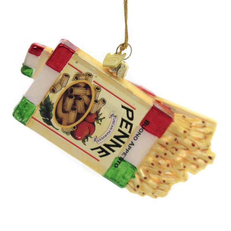 Noble Gems 2.25" Pasta Boxes Spaghetti Penne Ornament  -  Tree Ornaments