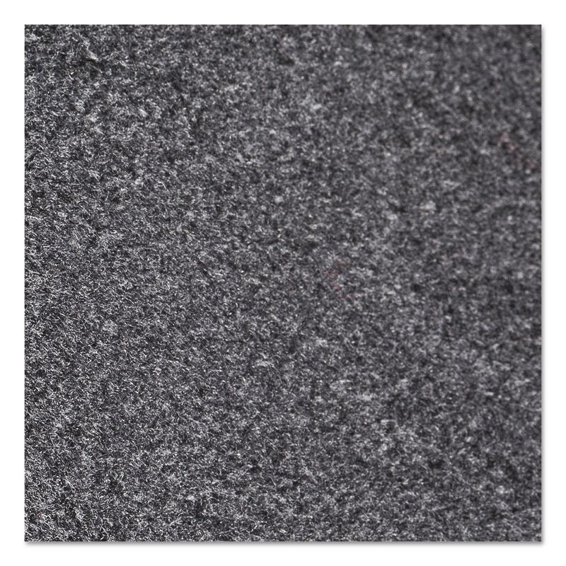 2'x3' Rectangle Solid Floor Mat Black - Crown